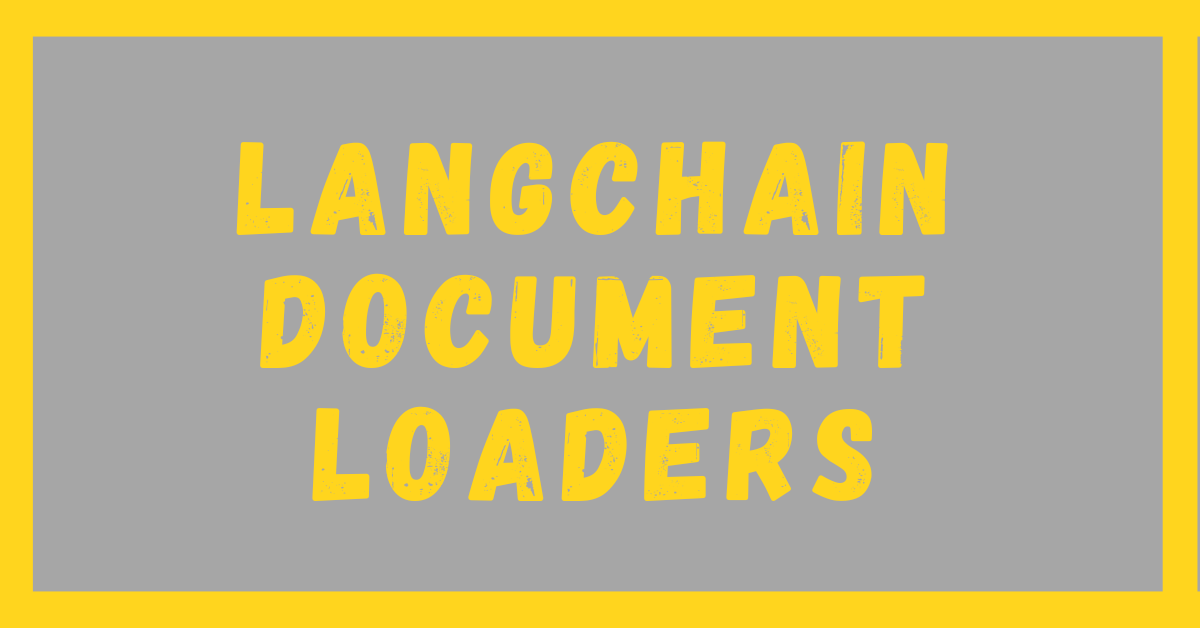 LangChain Document Loaders Feature Image