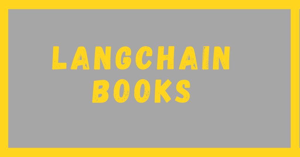 LangChain books